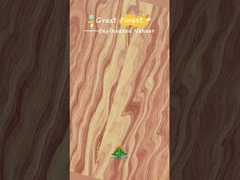 หนาของตา ผงไม้ที่ได้รับการออกแบบ 0.15-0.55 มม