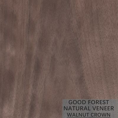 Grain Crotch แผ่นวีเนียร์ไม้ธรรมชาติ ควอเตอร์คัท American Walnut