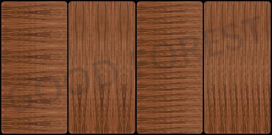OEM ไม้วีเนียร์ไม้แอปเปิ้ลธรรมชาติวีเนียร์แนวตั้ง Grain ควอเตอร์คัท Veneer