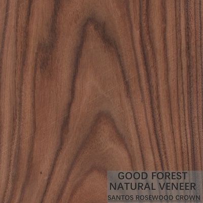 วีเนียร์ไม้ธรรมชาติ Rosewood ของโรงแรม Crown Cut Quarter Straight