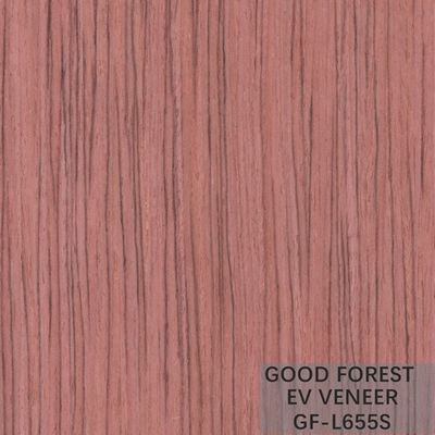 วีเนียร์ไม้เอ็นจิเนียร์ลายไม้ EV Bubinga Veneer Plywood