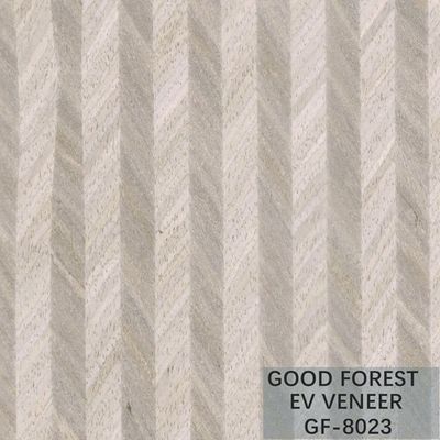 ไม้วีเนียร์ไม้วีเนียร์ ไม้วีเนียร์ EV Arrow &amp; Wing Wood สีธรรมชาติ