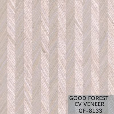 ไม้วีเนียร์ไม้วีเนียร์ ไม้วีเนียร์ EV Arrow &amp; Wing Wood สีธรรมชาติ