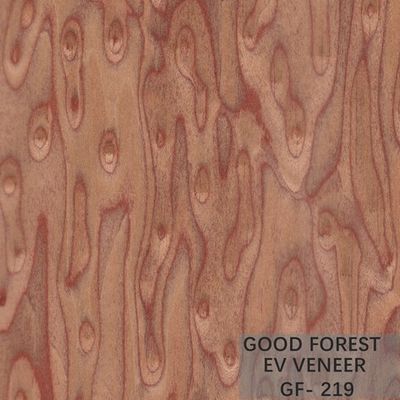ตาของ Burl วิศวกรรมไม้ veneer 0.15-0.55 มม ความหนาสําหรับการออกแบบโรงแรม GF-019/609/219/209/809/009