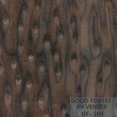 ตาของ Burl วิศวกรรมไม้ veneer 0.15-0.55 มม ความหนาสําหรับการออกแบบโรงแรม GF-019/609/219/209/809/009