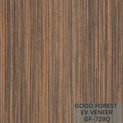 ไม้วีเนียร์ไม้เอ็นจิเนียร์ Wenge Lati Wood Top A / B Grade Customized