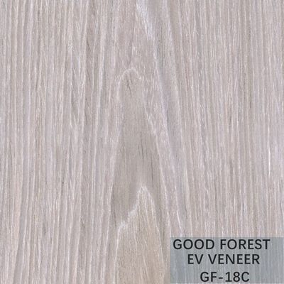 ไม้วีเนียร์แปรรูปสีเงิน Apricot Grain Crown Cut Wood สำหรับไม้อัดแฟนซี