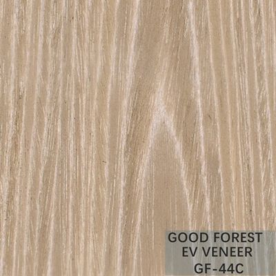 ไม้วีเนียร์แปรรูปสีเงิน Apricot Grain Crown Cut Wood สำหรับไม้อัดแฟนซี