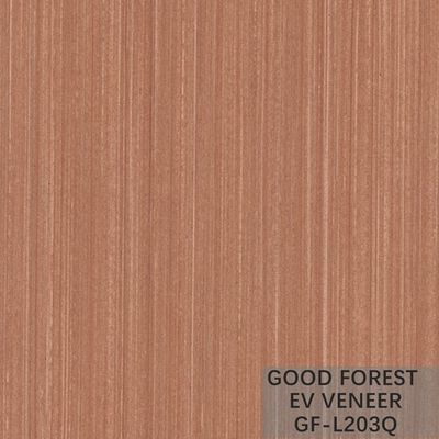 OEM American Cherry ไม้วีเนียร์ไม้วีเนียร์ Recomposed Vertical Grain