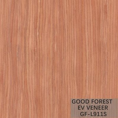 OEM American Cherry ไม้วีเนียร์ไม้วีเนียร์ Recomposed Vertical Grain
