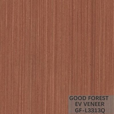 OEM American Cherry ไม้วีเนียร์ไม้วีเนียร์ Recomposed Vertical Grain