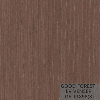 OEM American Cherry ไม้วีเนียร์ไม้วีเนียร์ Recomposed Vertical Grain