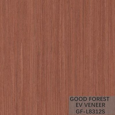 OEM American Cherry ไม้วีเนียร์ไม้วีเนียร์ Recomposed Vertical Grain