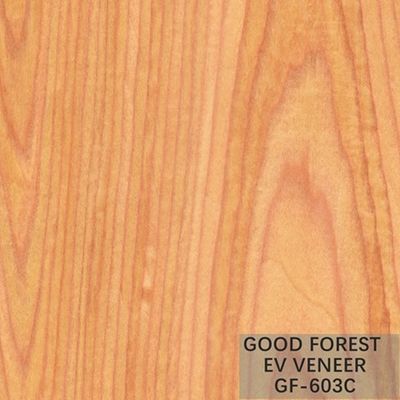 ODM Furniture ไม้วีเนียร์ไม้วีเนียร์ Crown Cut American Cherry Veneer