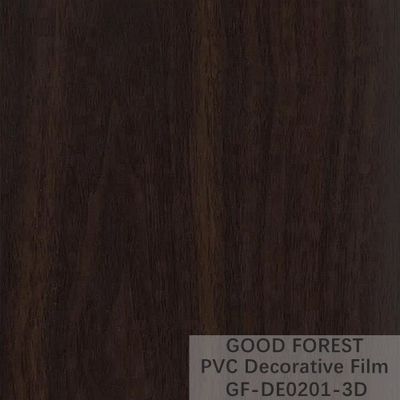 ฟิล์ม PVC สีดำสำหรับตกแต่ง 1260 มม. - ความกว้าง 1330 มม. ลายไม้