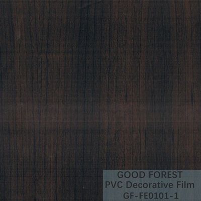 ฟิล์ม PVC สีดำสำหรับตกแต่ง 1260 มม. - ความกว้าง 1330 มม. ลายไม้