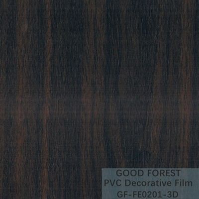 ฟิล์ม PVC สีดำสำหรับตกแต่ง 1260 มม. - ความกว้าง 1330 มม. ลายไม้