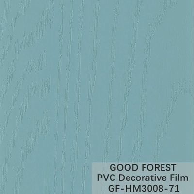 แผ่นฟิล์ม PVC แข็งตกแต่งลายไม้สีบริสุทธิ์ 71