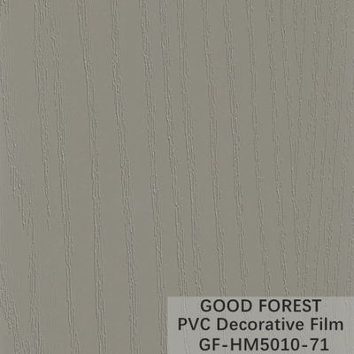 แผ่นฟิล์ม PVC แข็งตกแต่งลายไม้สีบริสุทธิ์ 71