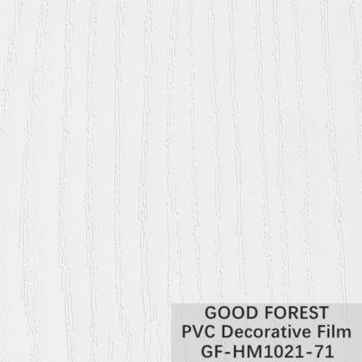 แผ่นฟิล์ม PVC แข็งตกแต่งลายไม้สีบริสุทธิ์ 71
