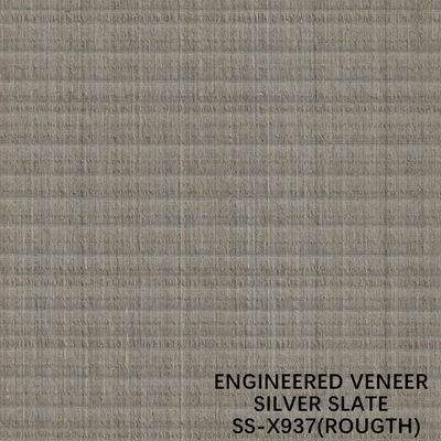 ตู้แฟนซี Recomposed Slate Wood Veneer Walnut X937 Special Straight Fineline Rough Grain จากผู้ผลิตจีน Iso