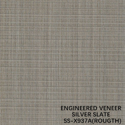 ตู้แฟนซี Recomposed Slate Wood Veneer Walnut X937A Fineline Special Rough Grain จากผู้ผลิตจีน Iso
