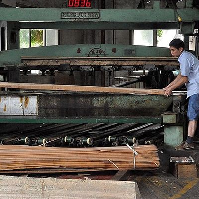 เครื่องดนตรี 0.5 มม. แอฟริกา Natural Makore Wood Veneer Straight Grain Grade AAA