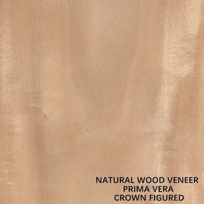 OEM Natural Primavera Wood Veneer Flat Cut Crown Cut For Panel And Furniture 0.5mm