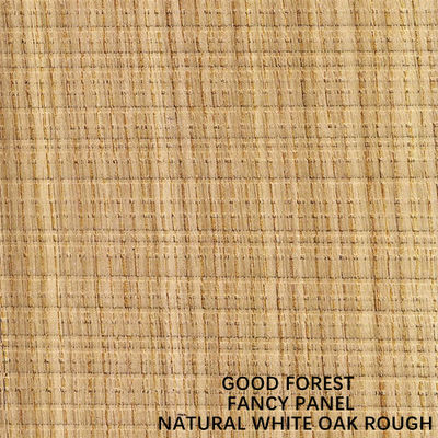 American White Oak ไม้อัดแฟนซีหยาบตรง / พาร์ติเคิลบอร์ดขนาดมาตรฐาน 2440 มม. วัตถุดิบสำหรับตู้