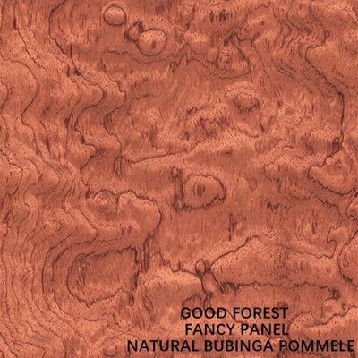 2745mm Hotel Bubinga ไม้อัด Pommele Grain Base MDF / Chipboard / Particle Board
