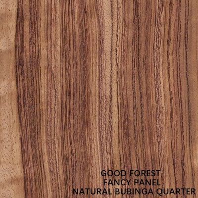 แฟนซี MDF ธรรมชาติ Bubinga แผงฐานตู้เมล็ดข้าวตรง 2 3.6 5 9 12 18 22 25 30 มม.
