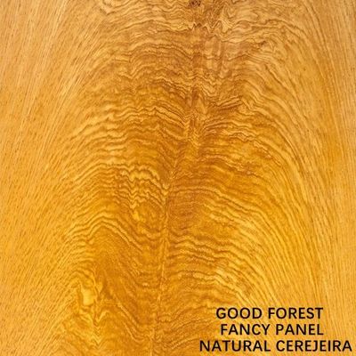 การตกแต่งโรงแรมพิเศษ Cerejeira Wood Veneer Crotch Grain 2440/2745mm