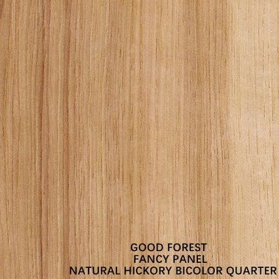 วีเนียร์ไม้ฮิกคอรีธรรมชาติเผชิญพิเศษ Bicolor Straight Grain 2440 / 2745mm