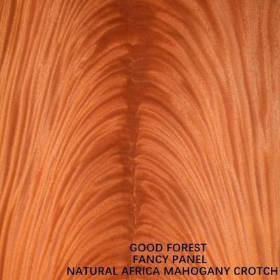 การตกแต่งโรงแรมวีเนียร์ไม้มะฮอกกานีธรรมชาติ Un Normal Crotch Grain ที่มนุษย์สร้างขึ้น