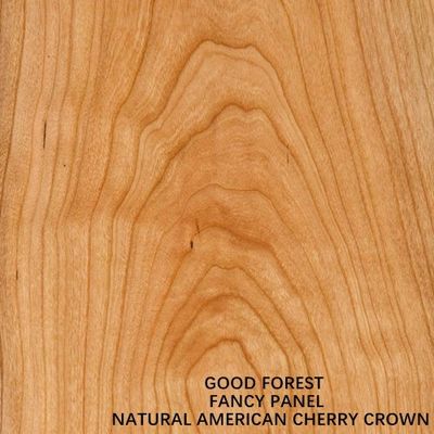 ไม้อัดไม้อัดเชอร์รี่อเมริกันแฟนซีมงกุฎตัดไม้วีเนียร์จาก Mdf Particle Board สำหรับเฟอร์นิเจอร์และตู้