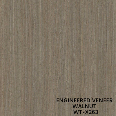 ความหนา 0.15-0.55 มม. ไม้วีเนียร์ไม้วีเนียร์ X263 Quarter Cut Fine Line Grain สำหรับประตูและ Windows