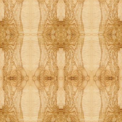 ขนาดยาวแฟนซี Natural Ash Burl Oliver Wood Veneer Book Match Splicing สำหรับการตกแต่งโรงแรม ISO