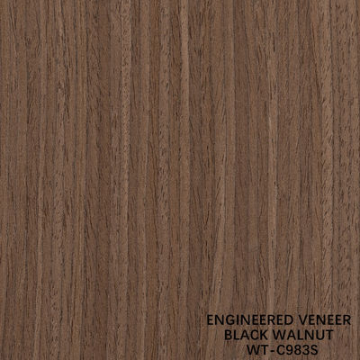 การออกแบบไม้หญ้า Walnut Veneer ตัดสี่เหลี่ยม สูงเมล็ด 942s / 943s สําหรับประตูภายใน