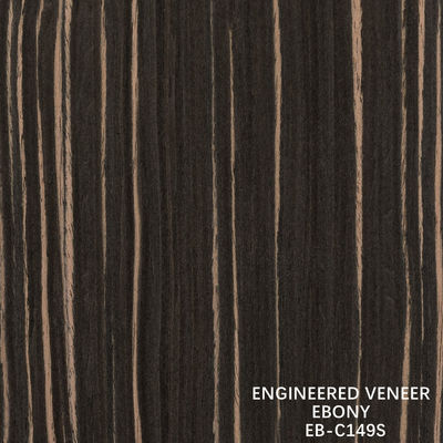 สี Ebony สายตรง แผ่นผงไม้วิศวกรรมสําหรับพลายเวย์แฟนซี 640-1220 มม ความกว้าง splicing