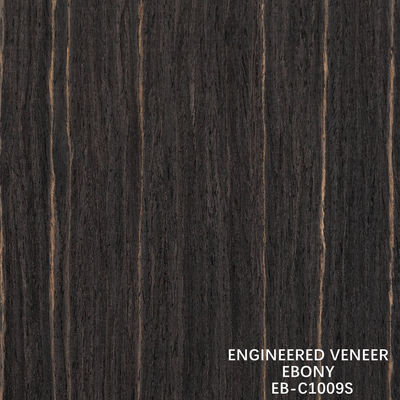 สี Ebony สายตรง แผ่นผงไม้วิศวกรรมสําหรับพลายเวย์แฟนซี 640-1220 มม ความกว้าง splicing
