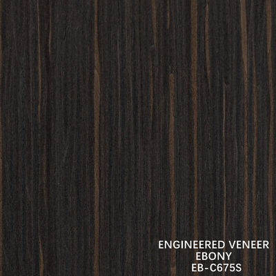 สี Ebony สายตรง แผ่นผงไม้วิศวกรรมสําหรับพลายเวย์แฟนซี 640-1220 มม ความกว้าง splicing