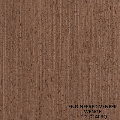 เครื่องยนต์ไม้ veneer ชิ้นตัด Wenge ครึ่งเมล็ด ราคาดีสําหรับตกแต่งโรงแรม 3200 มม