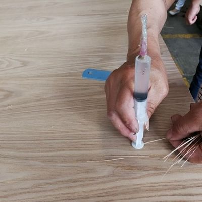 Ev Veneer Transparent Tp-X1068 Veneer Fine-Line 2500*640mm สําหรับแผ่นผนัง