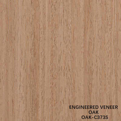 อเมริกันโอ๊ควิศวกรรมไม้ veneer ตัดสี่สไลส์ 0.5mm ความหนาสําหรับหน้าประตูและตู้