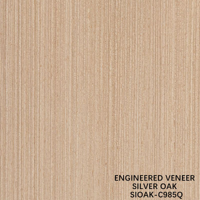 ชิ้นตัดฟันเนอร์ไม้ Oak เหรียญเงินที่ปรับปรุงความยาว 2500-3100mm สามารถปรับปรุงได้สําหรับผนัง