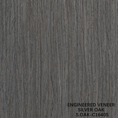 แฟนซีวิศวกรรมไม้ veneer ของเงิน Oak Quarter Cut สําหรับประตูและตู้หน้ายืดขนาด 3100mm