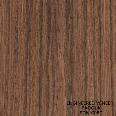 แฟนซีวิศวกรรมไม้ veneer ของ Quandong ความหนา 0.18-0.6 มม สําหรับตกแต่งโรงแรมสามารถกําหนดเอง