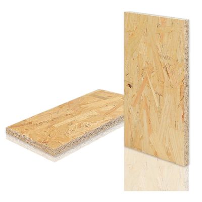 Radiata Pine Oriented Strand Board Osb4 2440*1220*18mm Can Be Customsized For Exterior Wall And Roof Panel ผนังและหลังคาภายนอก