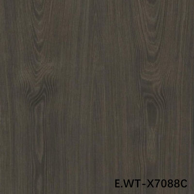 ผงไม้ยนต์ระดับสูง European Walnut E.WT-X7088C Crown Cut สามดอกสําหรับตกแต่งประตู