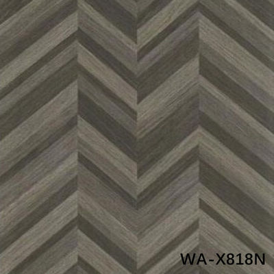 วีเนียร์ไม้เอ็นจิเนียร์สีเข้มลายลูกศร 0.5 มม.-0.6 มม. ปรับแต่ง WA-X818N